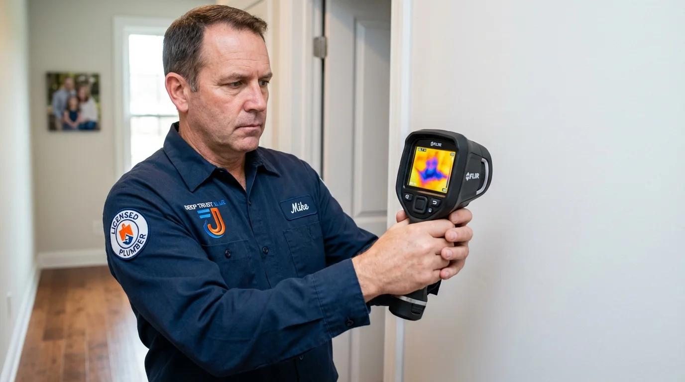 Thermal imaging leak detection by Johns Plumbing LLC in Emmitsburg